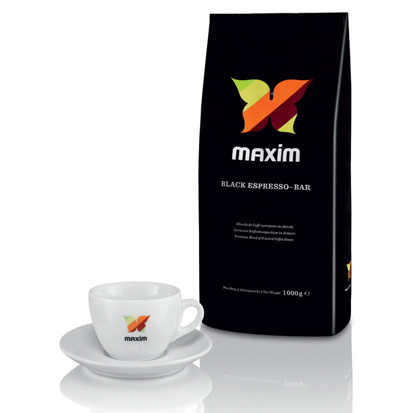 Kaffee Maxim Black Espresso in Bohnen 1000 g Packung | Coffee-Maxim