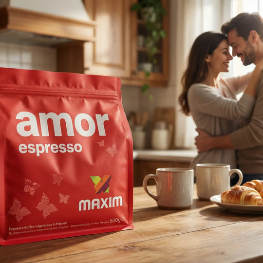 Maxim Espresso Amor 500g - Premium Arabica Kaffee - Maxim Coffee Shop