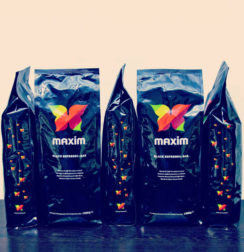 Kaffee Maxim Black Espresso in Bohnen 1000 g Packung | Coffee-Maxim