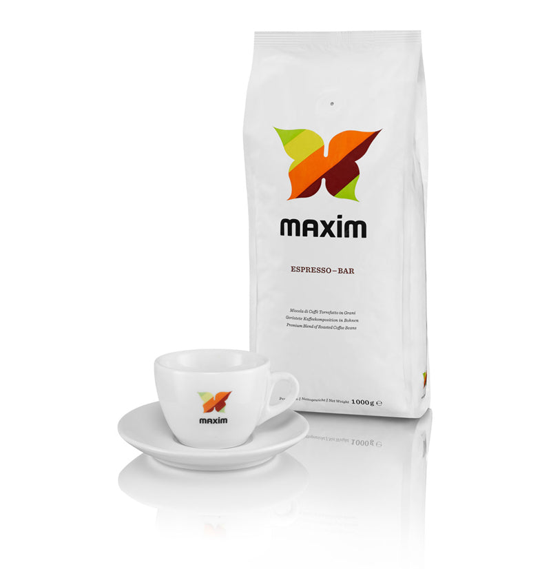 Kaffee Maxim Espresso Bar in Bohnen 1000 g Packung | Coffee-Maxim-Shop